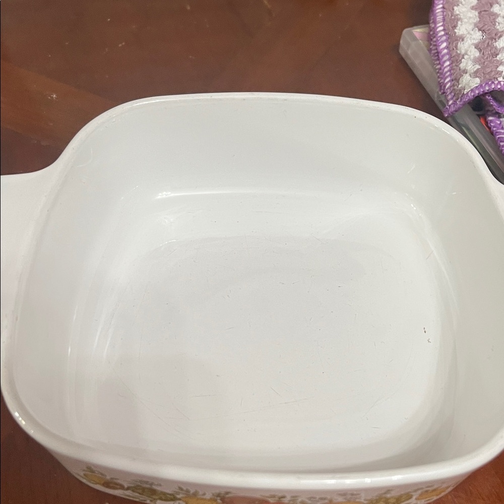 2 Vintage Corningware Spice O' Life A-1-B, 1 1/2 and 1 quart casseroles No lids - Picture 3 of 6